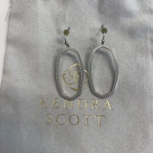 Kendra Scott Silver Geometric Earrings